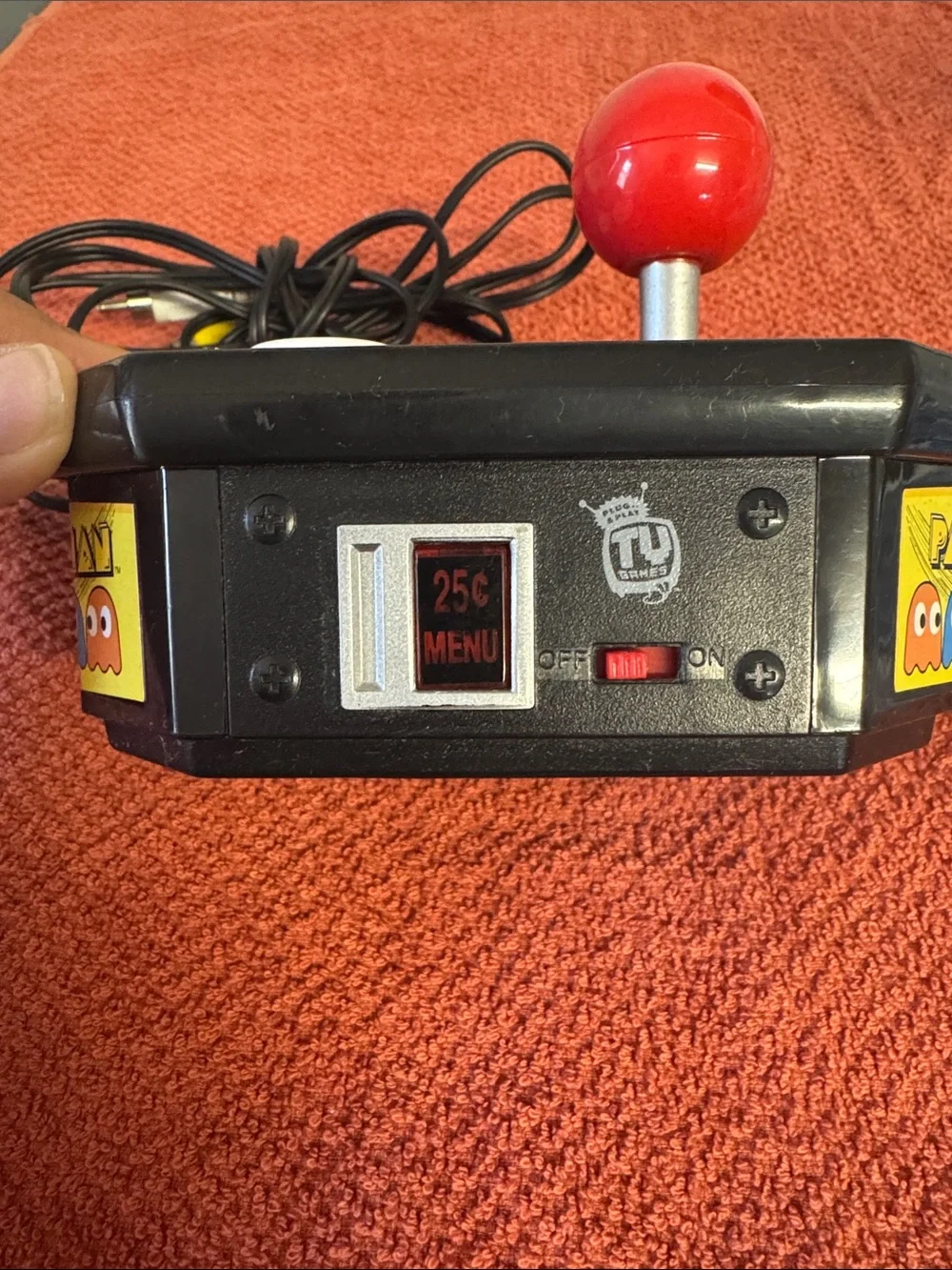 PAC-MAN PLUG N PLAY Arcade-Style Controller-TESTED IT WORKS